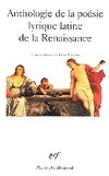  Achetez le livre d'occasion Anthologie de la poésie lyrique latine de la Renaissance sur Livrenpoche.com 