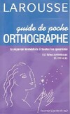  Achetez le livre d'occasion Guide de poche orthographe sur Livrenpoche.com 