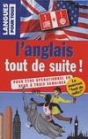  Achetez le livre d'occasion L'anglais tout de suite ! (1 livre + 1 CD audio) sur Livrenpoche.com 