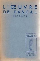  Achetez le livre d'occasion L'oeuvre de Pascal sur Livrenpoche.com 