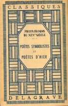  Achetez le livre d'occasion Poètes français du XIXe siècle : Poètes symbolistes et poètes d'hier sur Livrenpoche.com 