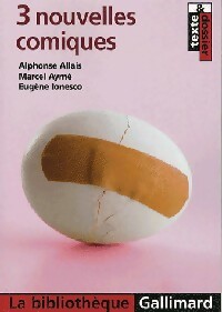  Achetez le livre d'occasion 3 Nouvelles comiques de Marcel Ionesco sur Livrenpoche.com 