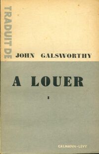  Achetez le livre d'occasion A louer Tome I de John Galsworthy sur Livrenpoche.com 