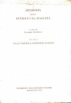  Achetez le livre d'occasion Antologia della letteratura italiana Tome I sur Livrenpoche.com 