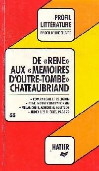  Achetez le livre d'occasion Atala / René / Mémoires d'outre-tombe de François René Chateaubriand sur Livrenpoche.com 