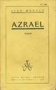  Achetez le livre d'occasion Azraël de Jean Martet sur Livrenpoche.com 