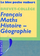  Achetez le livre d'occasion Brevet-collèges français, maths, histoire-géographie sur Livrenpoche.com 