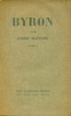  Achetez le livre d'occasion Byron Tome I de André Maurois sur Livrenpoche.com 