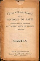  Achetez le livre d'occasion Carte vélocipédique des environs de Paris : Mantes sur Livrenpoche.com 