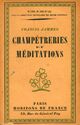  Achetez le livre d'occasion Champêtreries et méditations de Francis Jammes sur Livrenpoche.com 