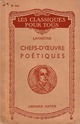  Achetez le livre d'occasion Chefs d'oeuvre poétiques de Alphonse De Lamartine sur Livrenpoche.com 