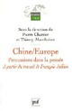  Achetez le livre d'occasion Chine-Europe, percussions dans la pensée de Thierry Marchaisse sur Livrenpoche.com 