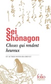  Achetez le livre d'occasion Choses qui rendent heureux et autres notes de chevet sur Livrenpoche.com 