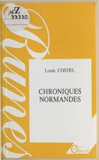  Achetez le livre d'occasion Chroniques normandes sur Livrenpoche.com 