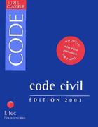  Achetez le livre d'occasion Code civil 2003 sur Livrenpoche.com 