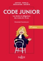  Achetez le livre d'occasion Code junior, les droits et obligations des moins de 18 ans sur Livrenpoche.com 