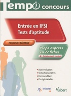  Achetez le livre d'occasion Concours infirmier : Entrée en IFSI. Tests d'aptitude sur Livrenpoche.com 