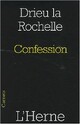  Achetez le livre d'occasion Confession de la Rochelle Pierre Drieu sur Livrenpoche.com 