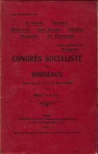  Achetez le livre d'occasion Congrès socialiste de bordeaux sur Livrenpoche.com 
