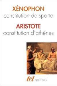  Achetez le livre d'occasion Constitution de Sparte / Constitution d'Athènes de Xénophon ; Aristote sur Livrenpoche.com 
