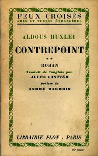  Achetez le livre d'occasion Contrepoint Tome II de Aldous Huxley sur Livrenpoche.com 