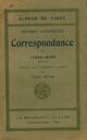  Achetez le livre d'occasion Correspondance Tome I : 1822-1849 de Alfred De Vigny sur Livrenpoche.com 