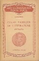  Achetez le livre d'occasion Cours familier de littérature (extraits) de Alphonse De Lamartine sur Livrenpoche.com 