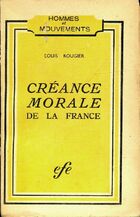  Achetez le livre d'occasion Créance morale de la France sur Livrenpoche.com 
