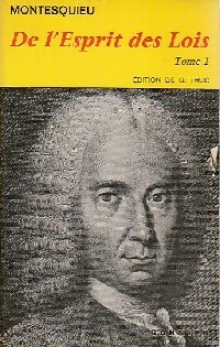  Achetez le livre d'occasion De l'esprit des lois Tome I de Charles De Montesquieu sur Livrenpoche.com 