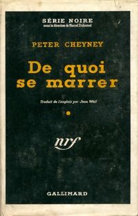  Achetez le livre d'occasion De quoi se marrer de Peter Cheyney sur Livrenpoche.com 
