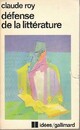  Achetez le livre d'occasion Défense de la littérature de Claude Roy sur Livrenpoche.com 