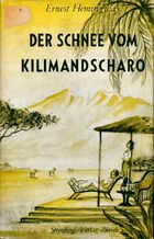  Achetez le livre d'occasion Der schnee vom kilimandscharo sur Livrenpoche.com 