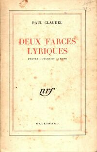  Achetez le livre d'occasion Deux farces lyriques de Paul Claudel sur Livrenpoche.com 