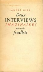  Achetez le livre d'occasion Deux interviews imaginaires / Feuillets sur Livrenpoche.com 