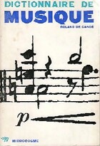  Achetez le livre d'occasion Dictionnaire de musique sur Livrenpoche.com 