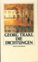  Achetez le livre d'occasion Die dichtungen de Georg Trakl sur Livrenpoche.com 