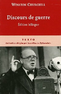  Achetez le livre d'occasion Discours de guerre 1940-1946 (Edition bilingue )  de Winston S Churchill sur Livrenpoche.com 