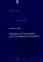  Achetez le livre d'occasion Donation of Constantine and constitutum constantini sur Livrenpoche.com 