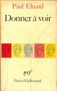  Achetez le livre d'occasion Donner à voir de Paul Eluard sur Livrenpoche.com 