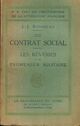  Achetez le livre d'occasion Du contrat social / Les rêveries du promeneur solitaire de Jean-Jacques Rousseau sur Livrenpoche.com 
