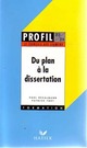  Achetez le livre d'occasion Du plan à la dissertation de Patrick Tort sur Livrenpoche.com 