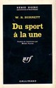  Achetez le livre d'occasion Du sport à la une de William Richard Burnett sur Livrenpoche.com 
