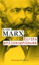  Achetez le livre d'occasion Ecrits philosophiques de Karl Marx sur Livrenpoche.com 