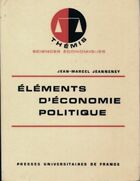  Achetez le livre d'occasion Elements d'économie politique sur Livrenpoche.com 
