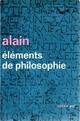  Achetez le livre d'occasion Eléments de philosophie de Alain sur Livrenpoche.com 