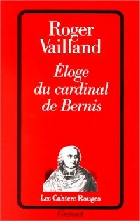  Achetez le livre d'occasion Eloge du cardinal de Bernis de Roger Vailland sur Livrenpoche.com 