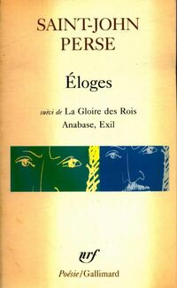  Achetez le livre d'occasion Eloges / La gloire des rois / Anabase / Exil de Saint-John Perse sur Livrenpoche.com 