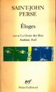  Achetez le livre d'occasion Eloges / La gloire des rois / Anabase / Exil de Saint-John Perse sur Livrenpoche.com 
