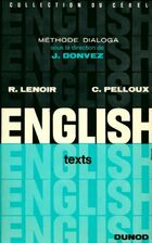  Achetez le livre d'occasion English texts sur Livrenpoche.com 