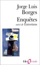  Achetez le livre d'occasion Enquêtes / Entretiens avec Georges Charbonnnier de Jorge Luis Borges sur Livrenpoche.com 